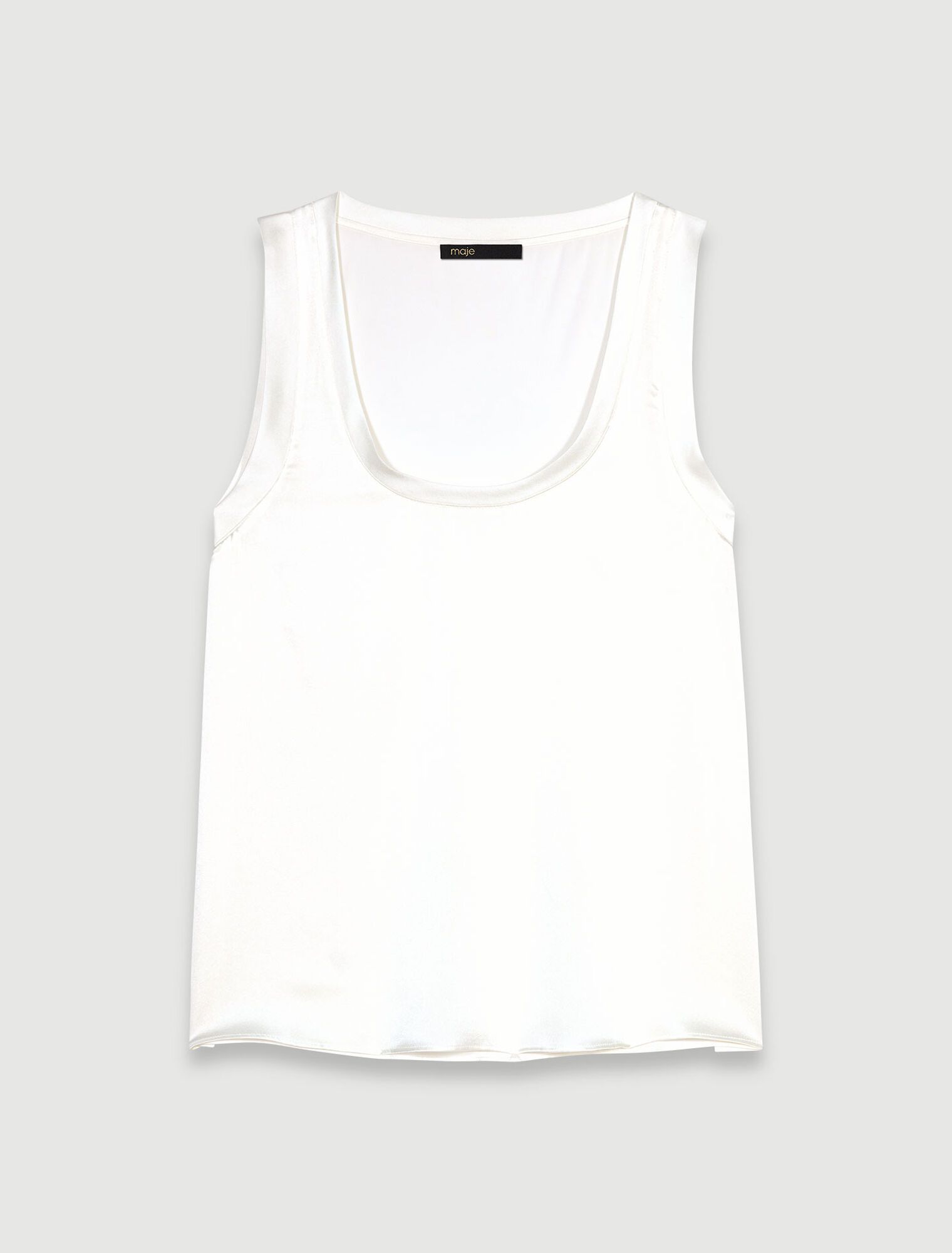 Áo tanktop satin lụa trơn